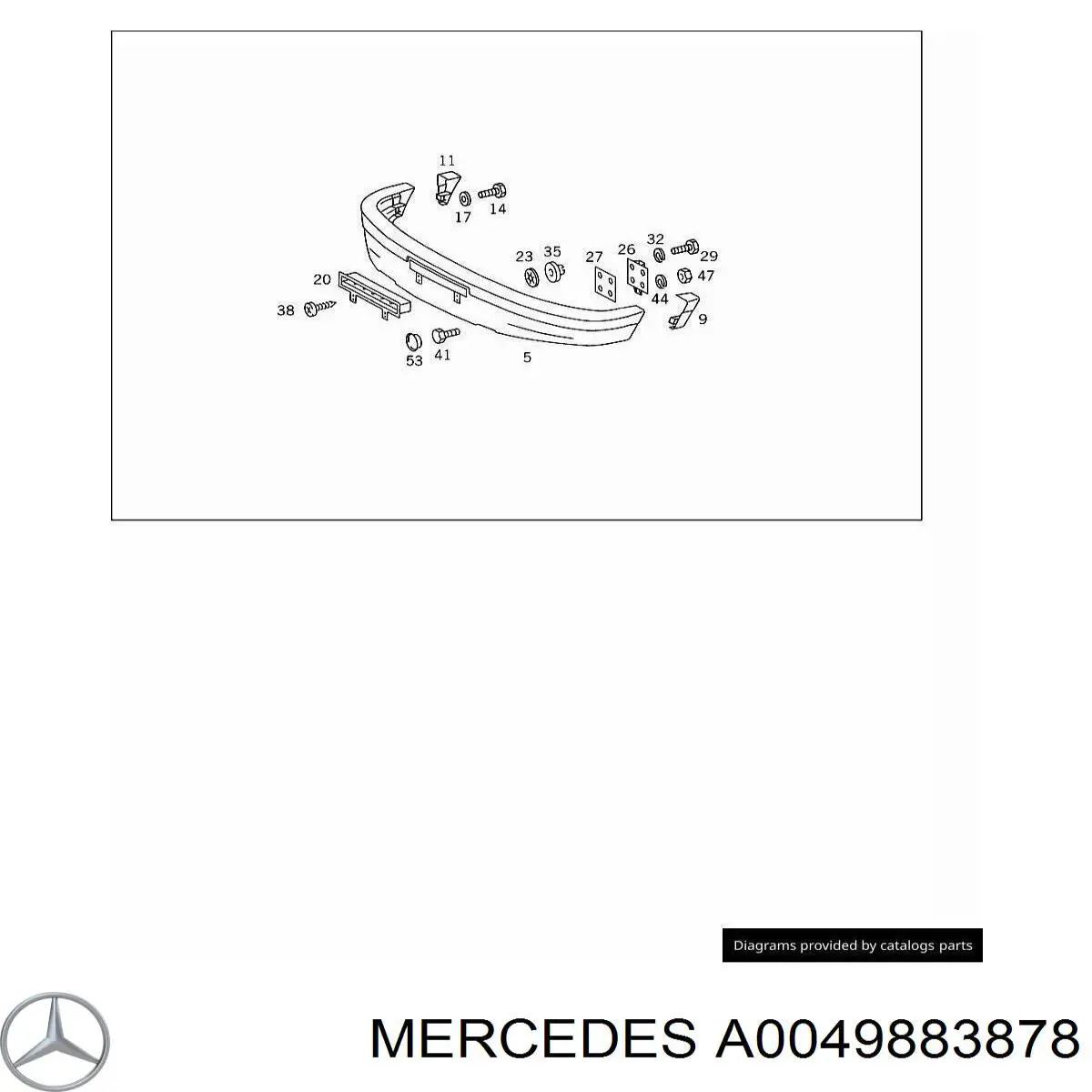A0049883878 Mercedes 