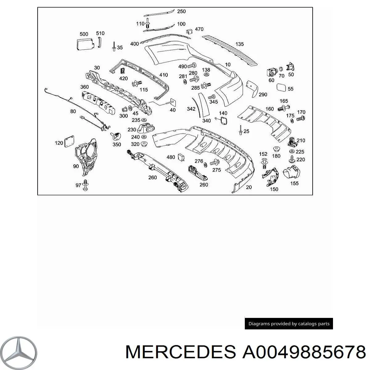  Mercedes A0049885678 precio, desde 3,90 EUR