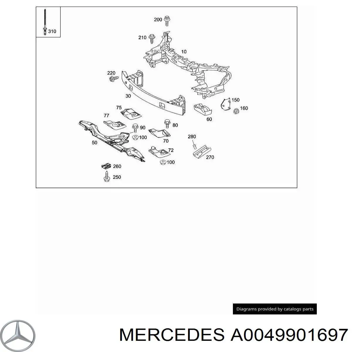 A0049901697 Mercedes 