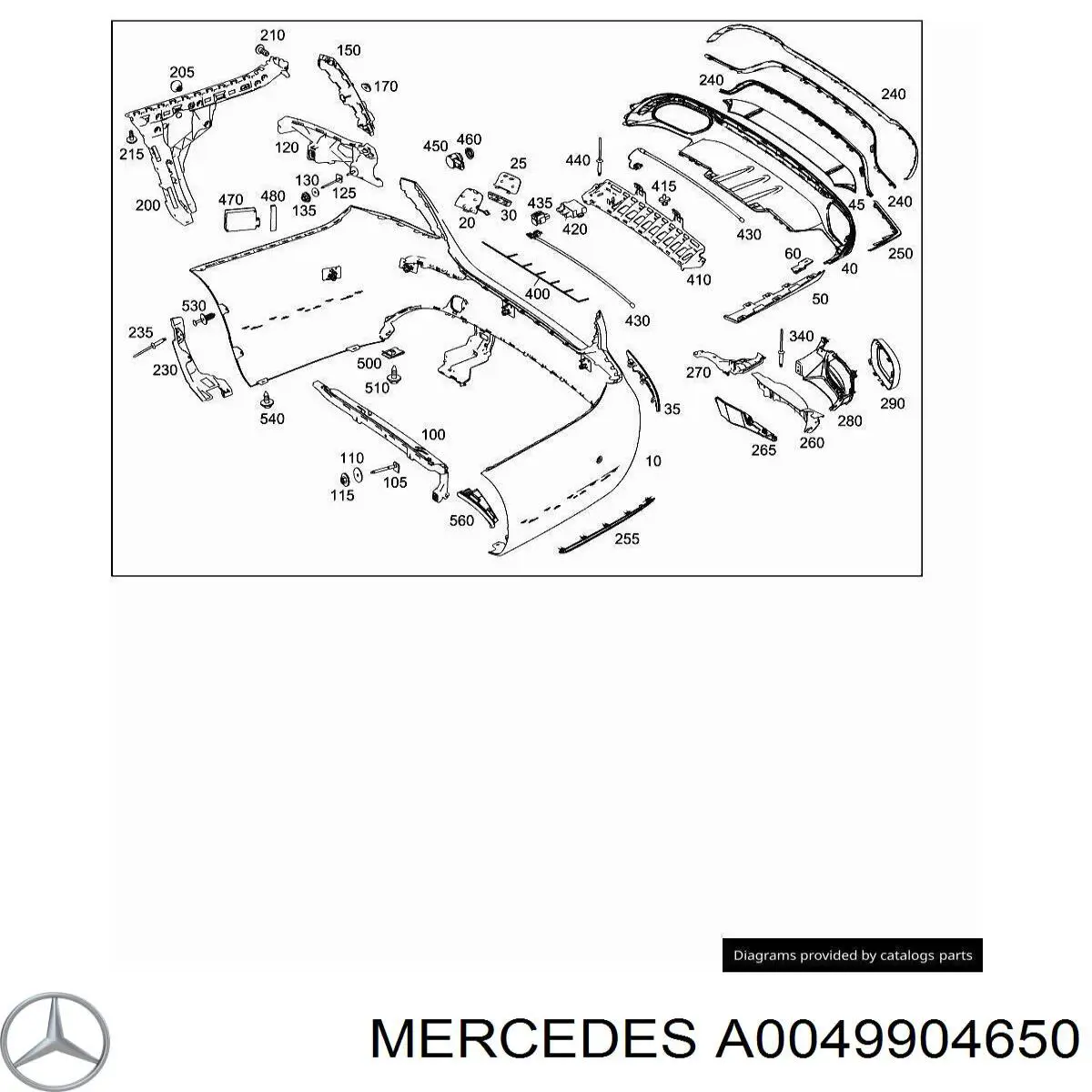 A0049904650 Mercedes 