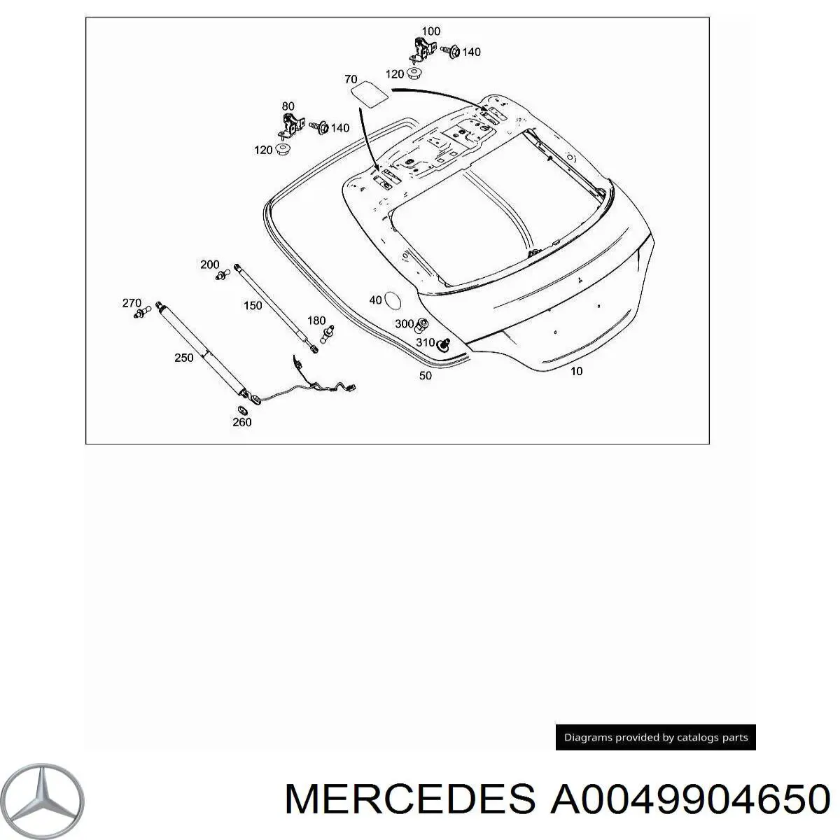  Mercedes A0049904650 precio, desde 4,48 EUR
