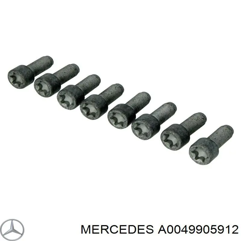 A0049905912 Mercedes perno de volante