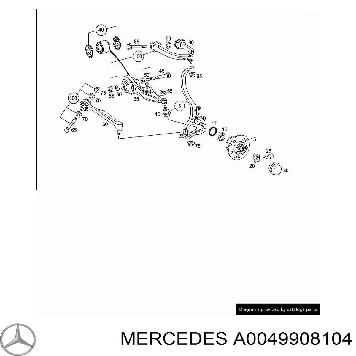  Mercedes A0049908104 precio, desde 63,73 EUR