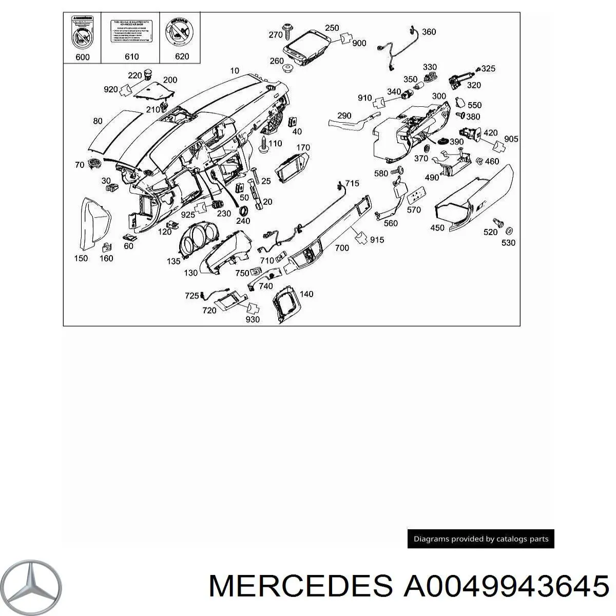 A0049943645 Mercedes 