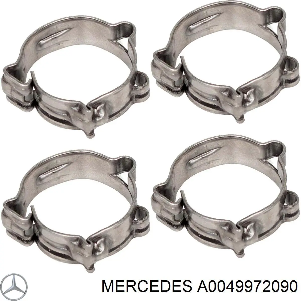 A0049972090 Mercedes pinza de resorte