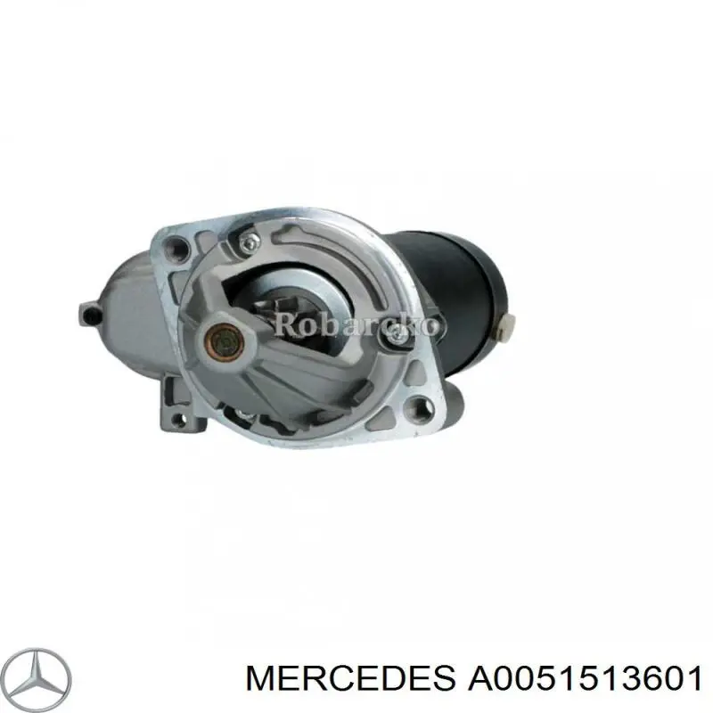 Motor de arranque A0051513601 Mercedes
