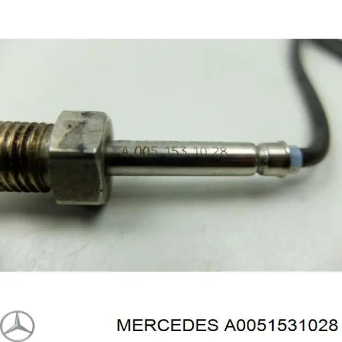 A0051531028 Mercedes sensor de temperatura, gas de escape, en catalizador