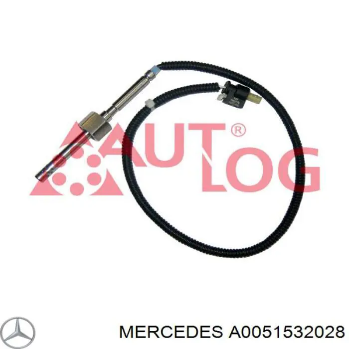Comprar A0051532028 Mercedes Sensor de temperatura de gases de escape antes del catalizador