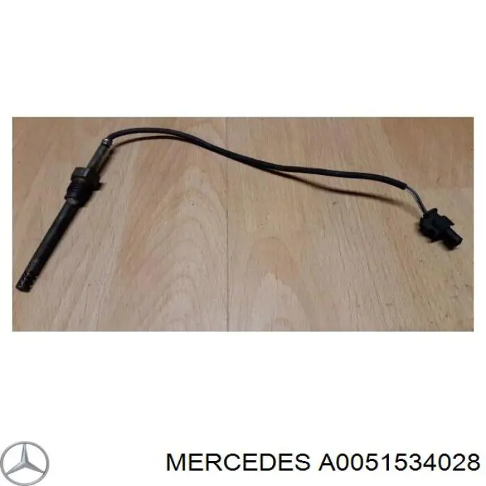 Sensor de temperatura de gases de escape en catalizador A0051534028 Mercedes