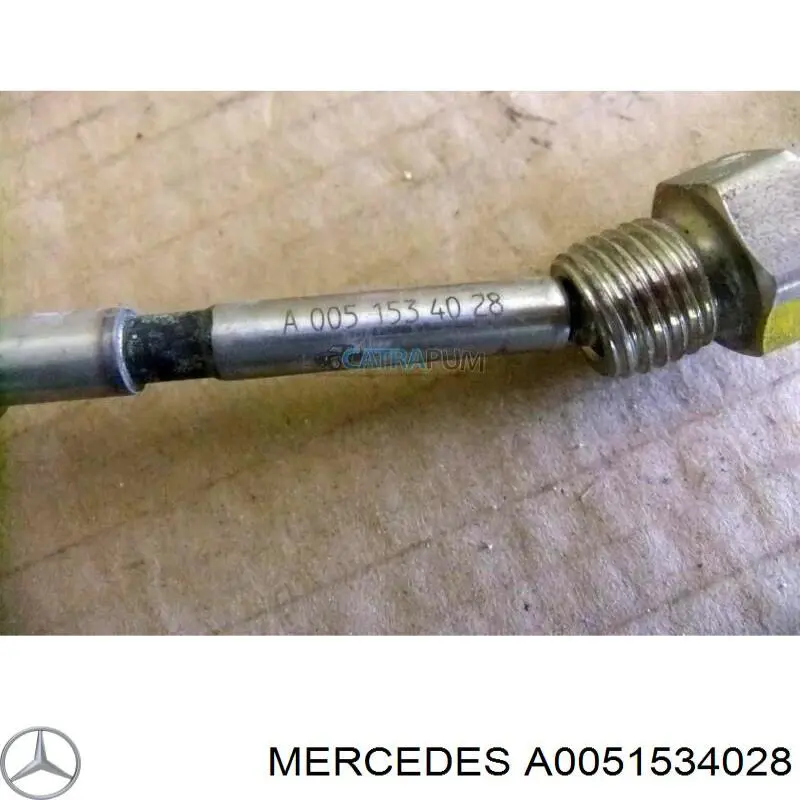 A0051534028 Mercedes sensor de temperatura, gas de escape, en catalizador