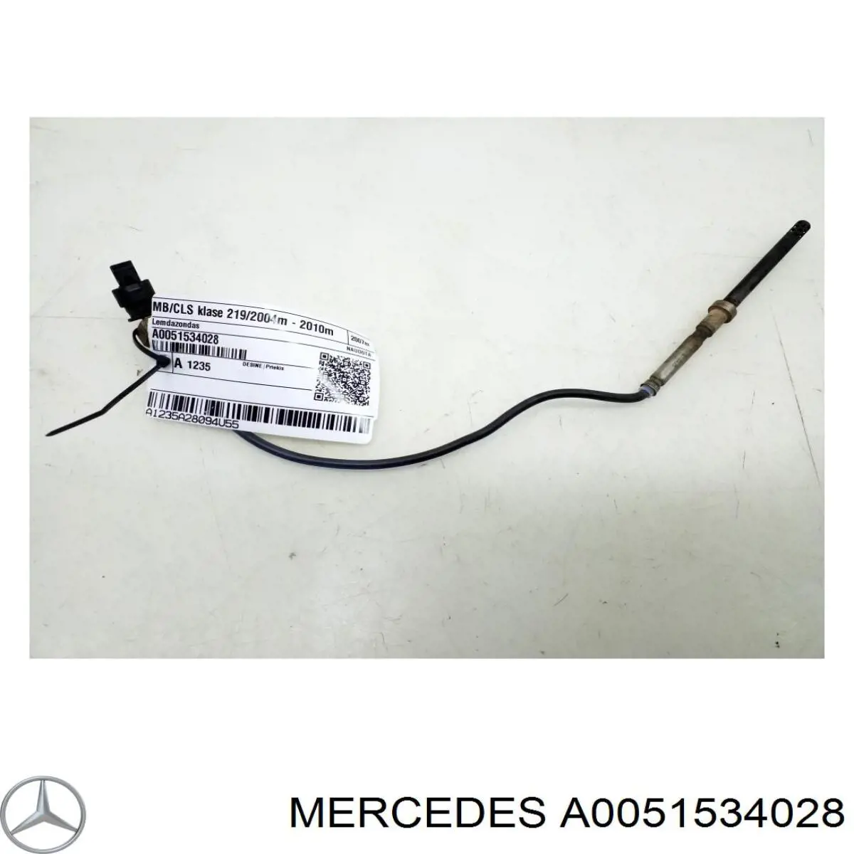 Sensor de temperatura de gases de escape en catalizador Autlog AS3191