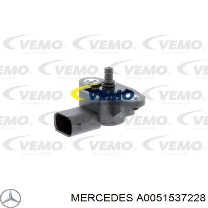 Sensor de presión de sobrealimentación A0051537228 Mercedes