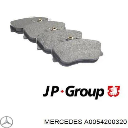 Pastillas freno delanteras Mercedes A0054200320 precio, desde 28,28 EUR
