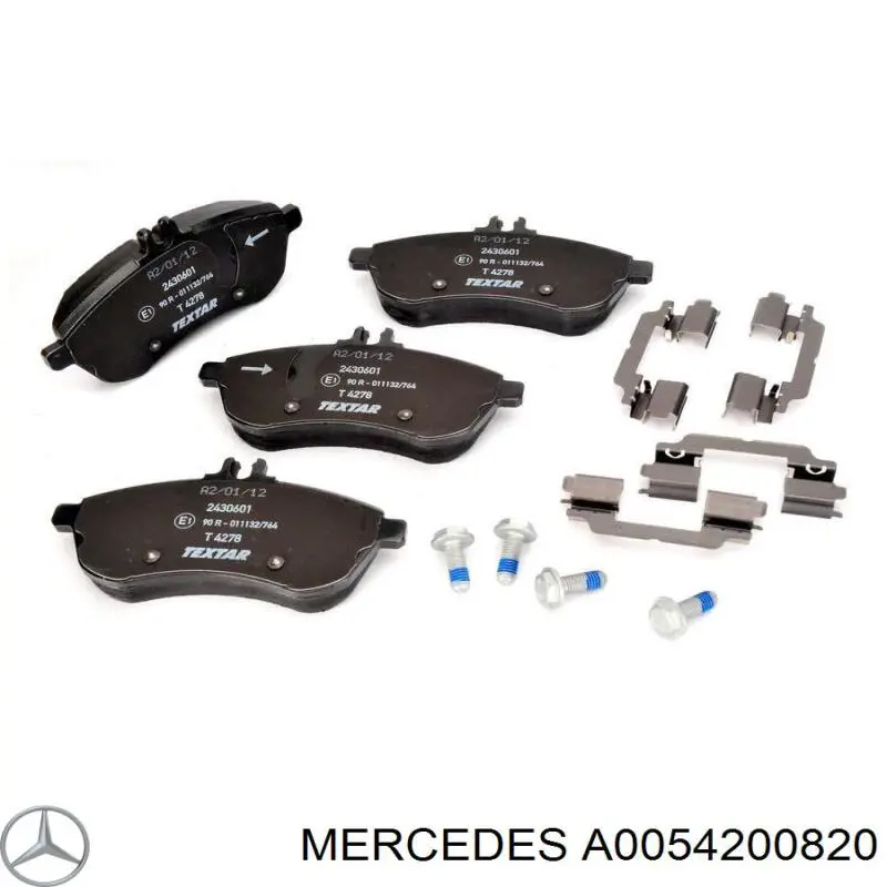 Pastillas de freno A0054200820 Mercedes
