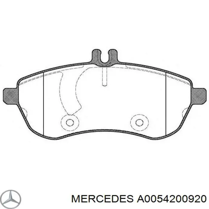 Pastillas freno delanteras Mercedes A0054200920 precio, desde 32,50 EUR