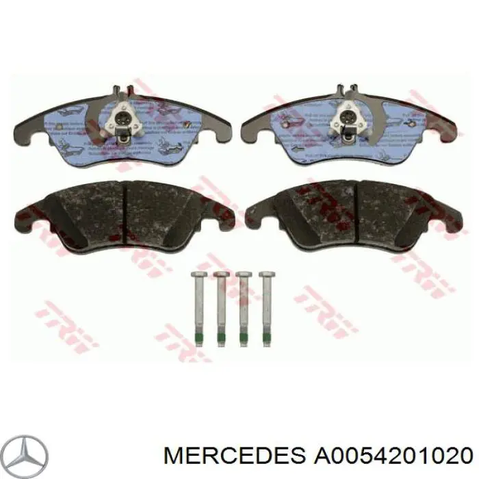 Pastillas freno delanteras Mercedes A0054201020 precio, desde 37,19 EUR