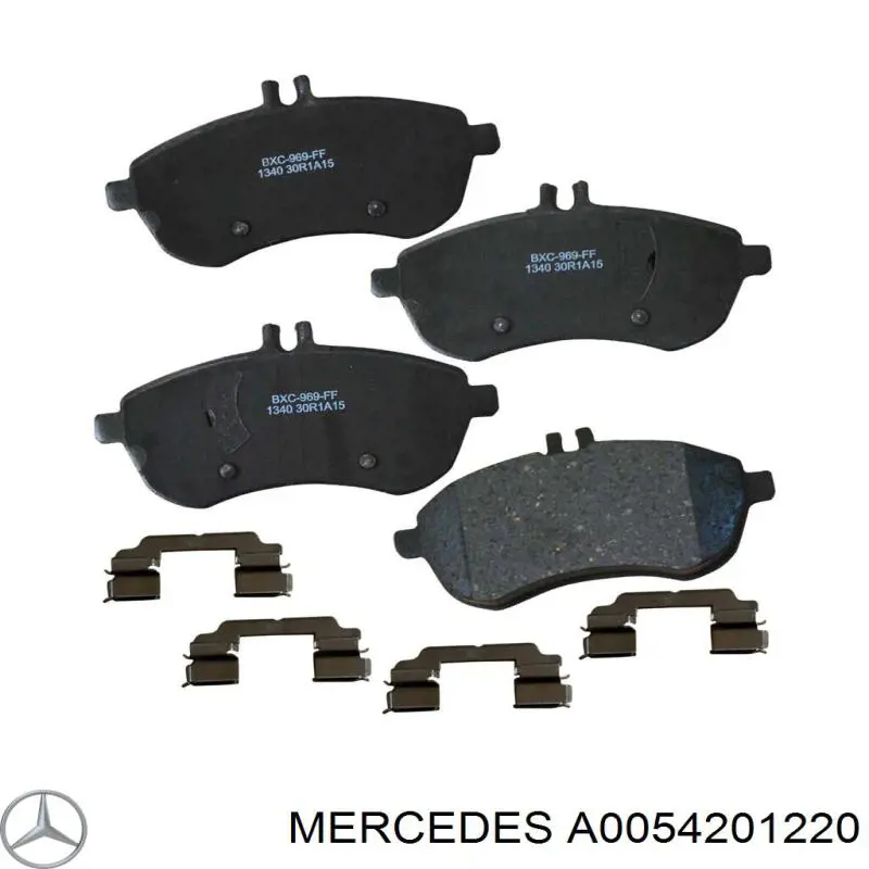 Pastillas de freno A0054201220 Mercedes