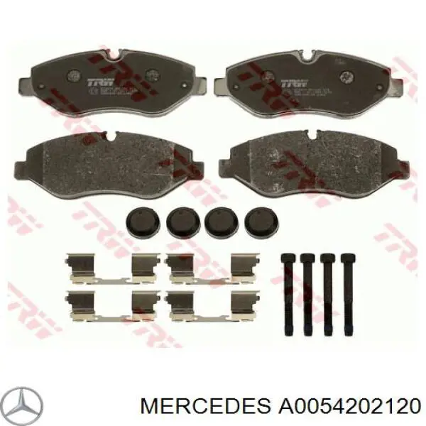Pastillas freno delanteras Mercedes A0054202120 precio, desde 26,41 EUR