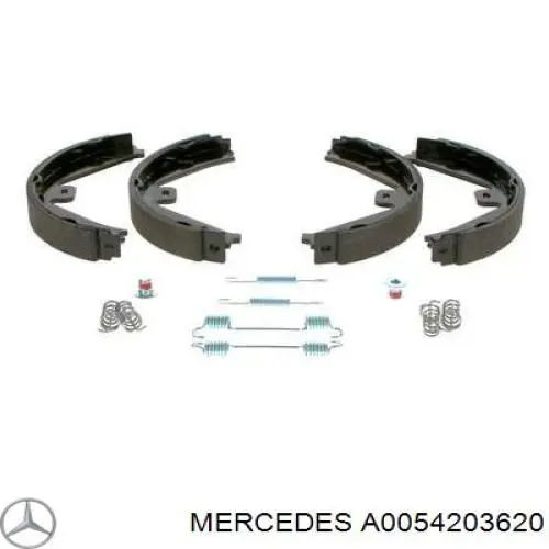 Comprar A0054203620 Mercedes Juego de zapatas de frenos, freno de estacionamiento