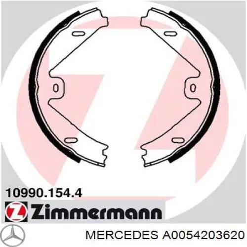 Zapatas de freno de mano Mercedes A0054203620 precio, desde 37,90 EUR