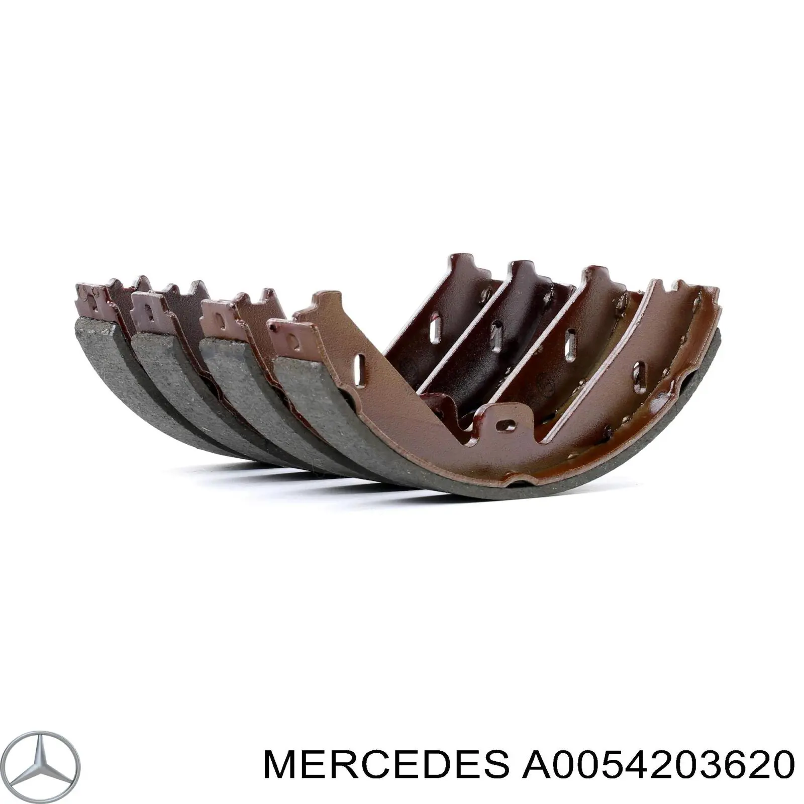 A0054203620 Mercedes juego de zapatas de frenos, freno de estacionamiento