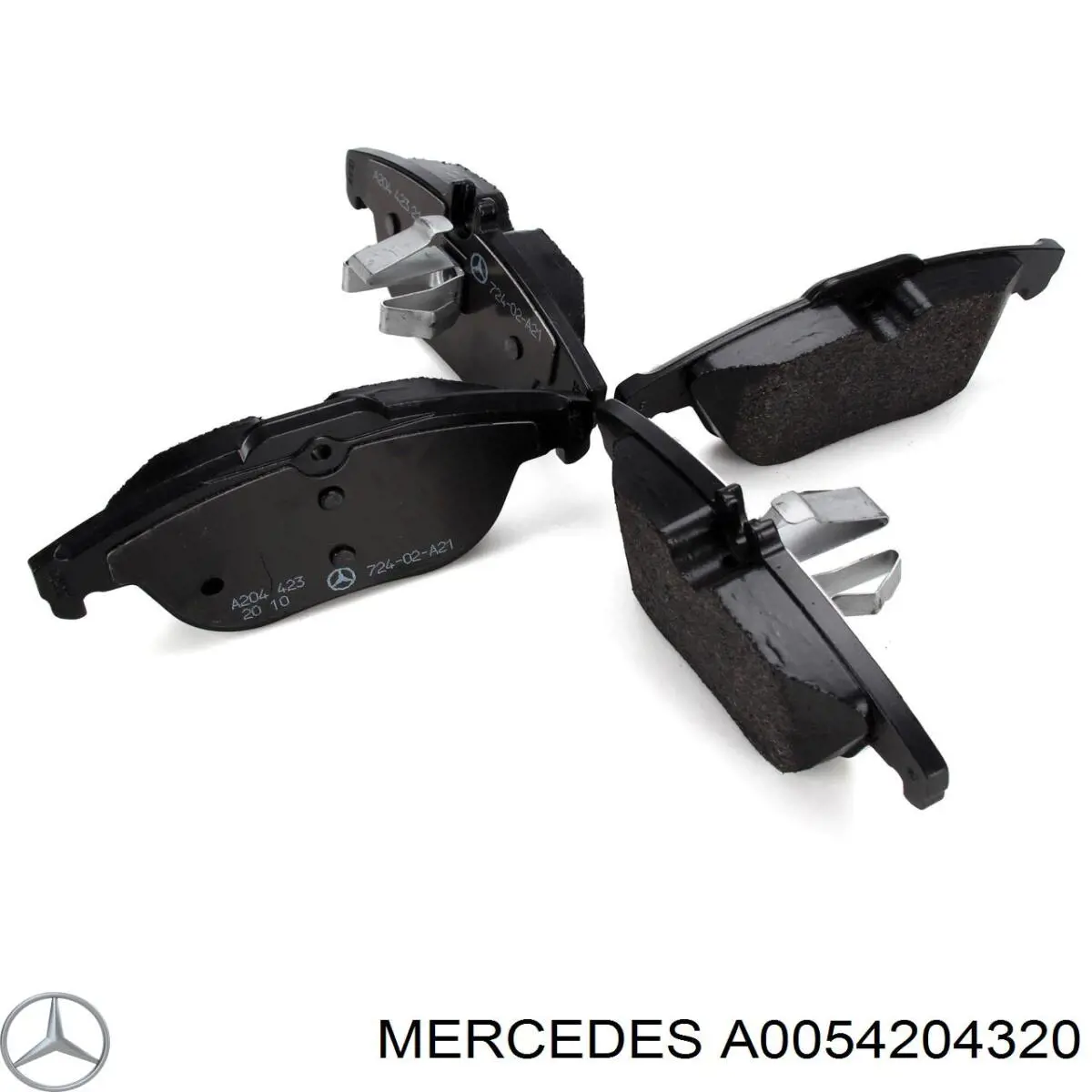 A0054204320 Mercedes Pastillas freno traseras