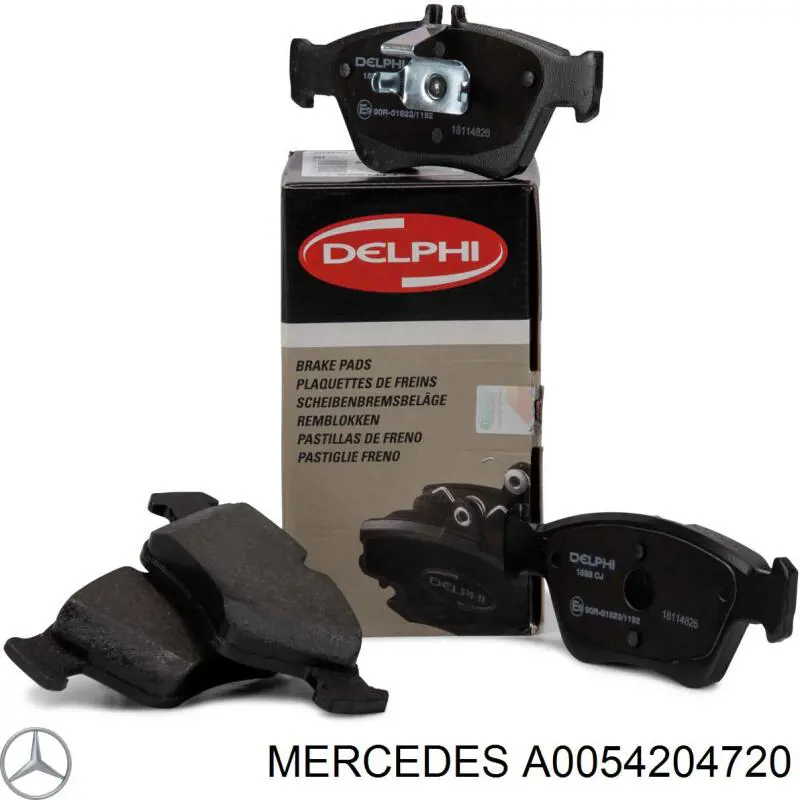 Pastillas freno delanteras Mercedes A0054204720 precio, desde 26,38 EUR