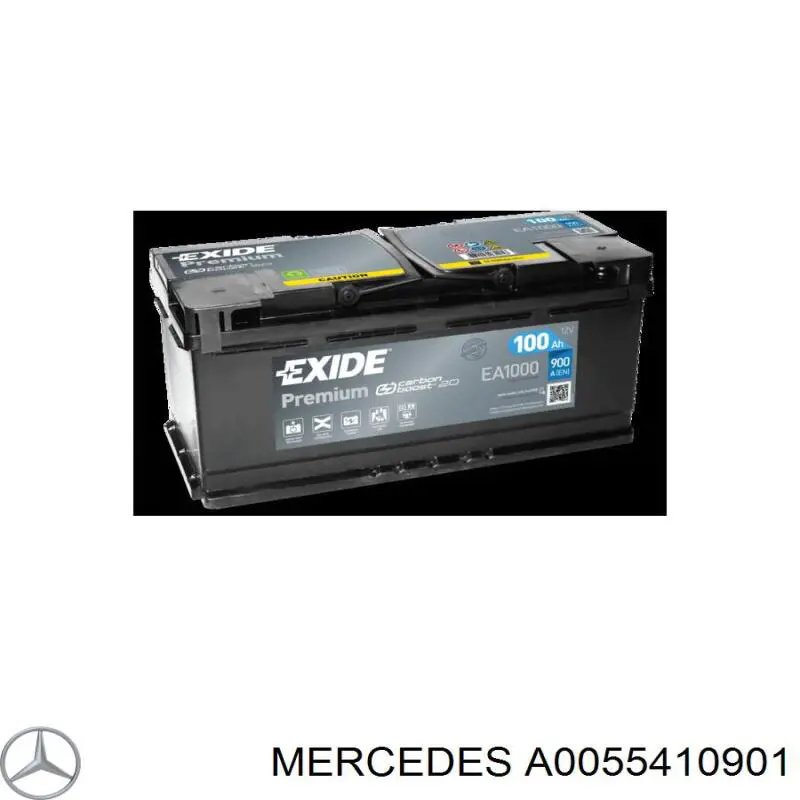 Batería de Arranque Mercedes (A0055410901)