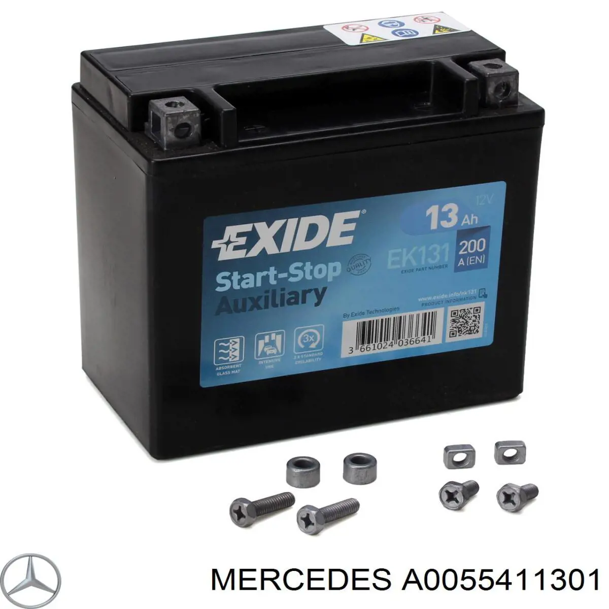 Batería de arranque Mercedes A0055411301 precio, desde 119,94 EUR