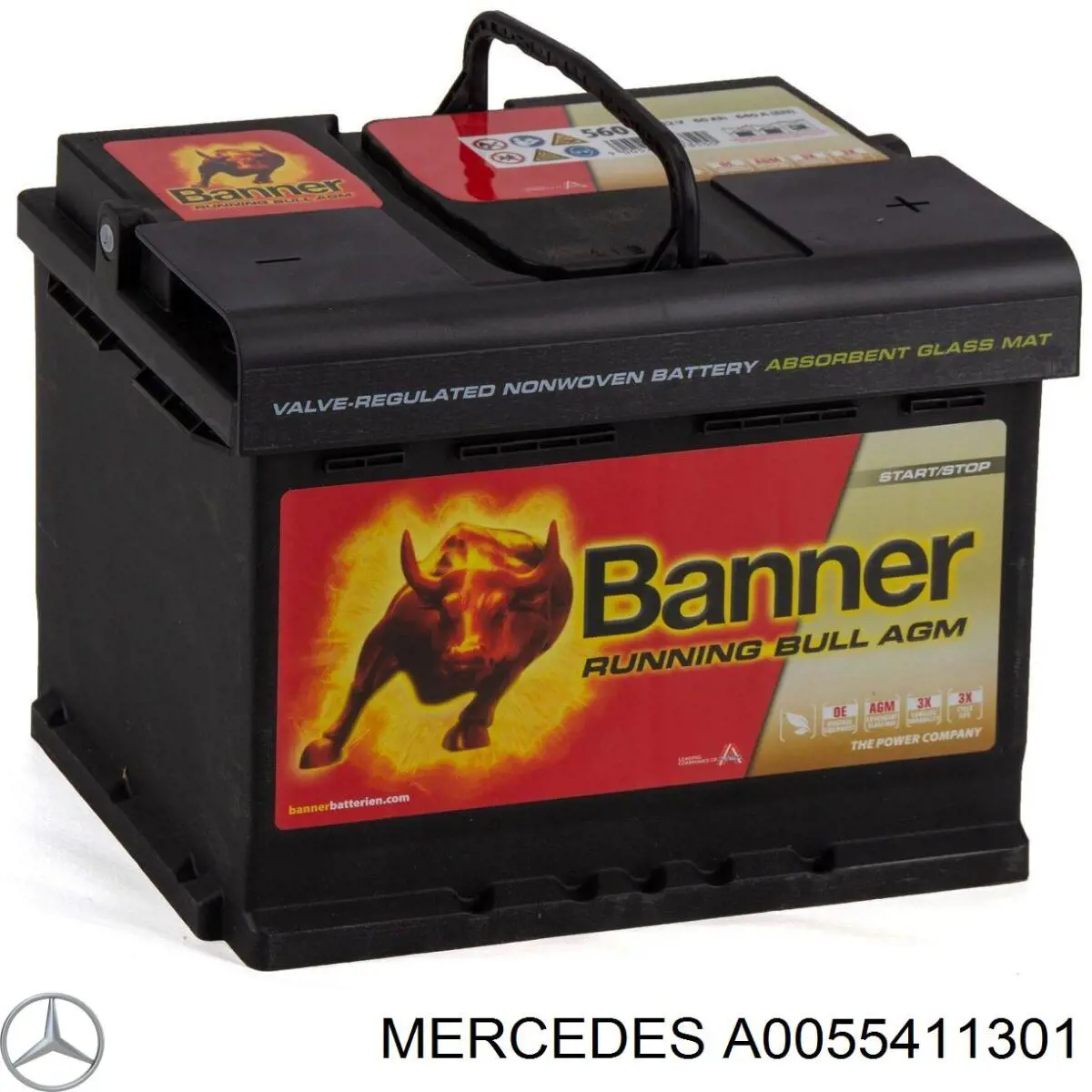Comprar A0055411301 Mercedes Batería de coche