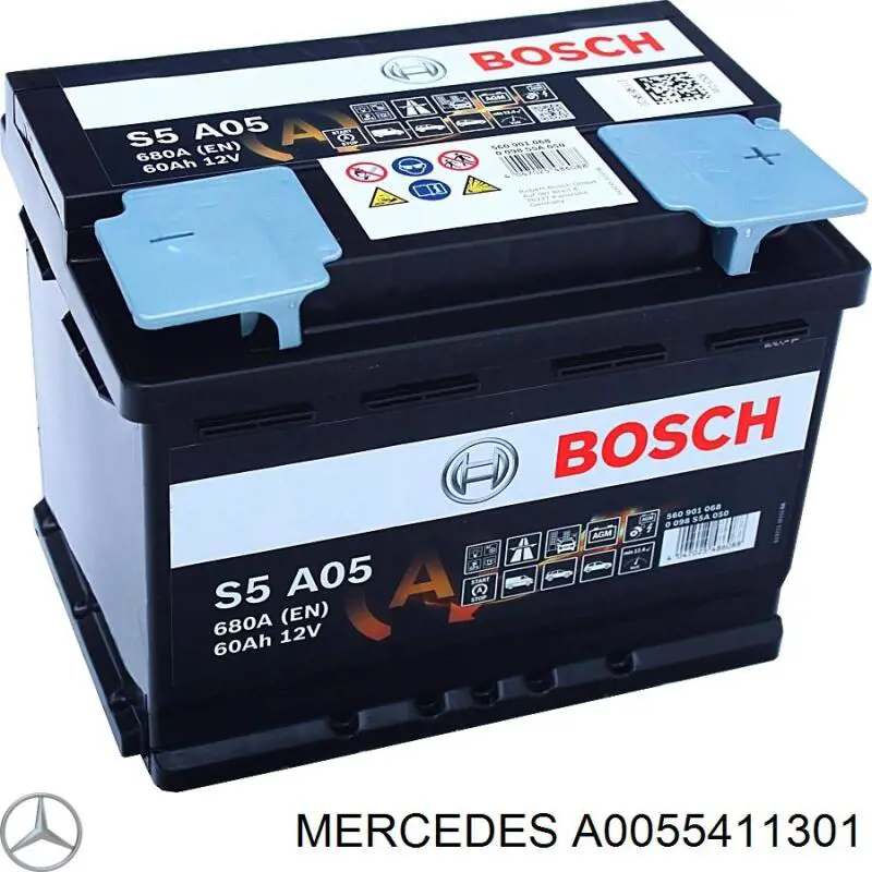 Batería de Arranque Mercedes (A0055411301)