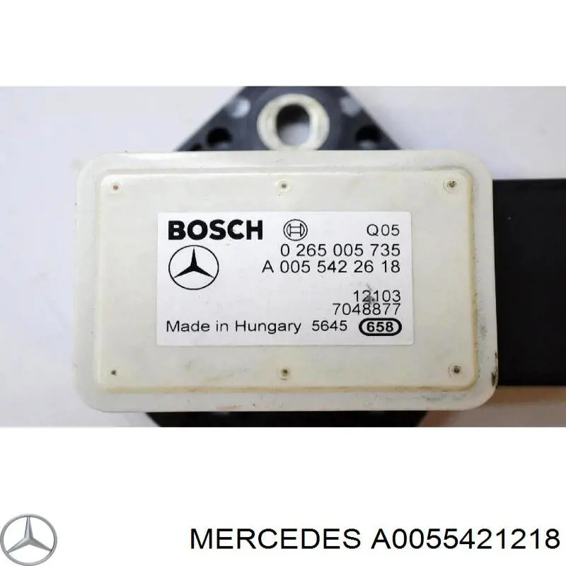 Sensor de aceleración vertical A0055421218 Mercedes