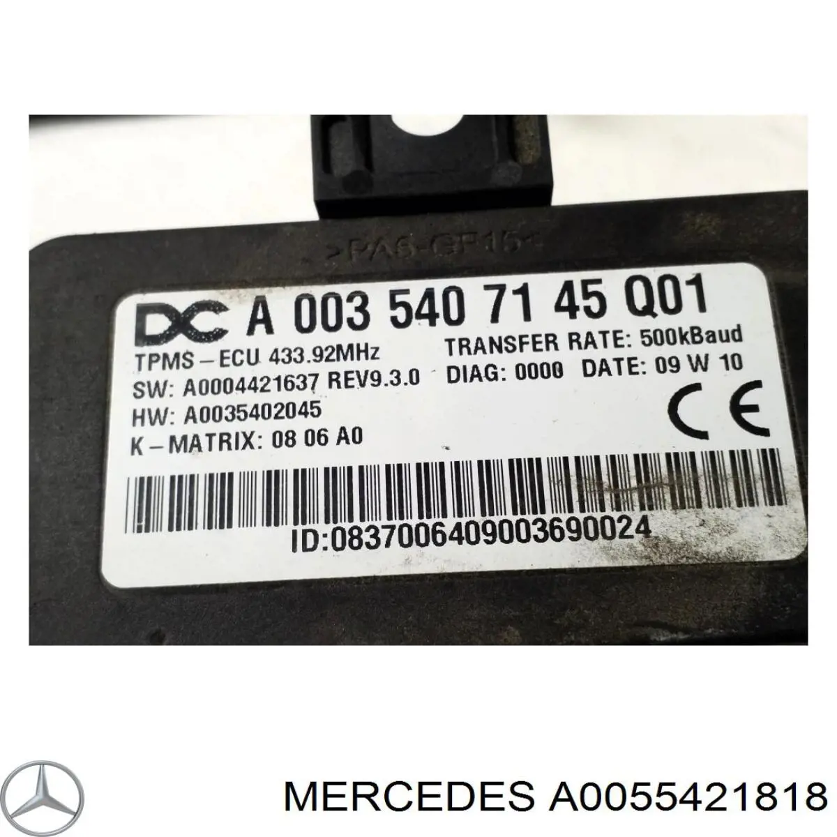 Sensor de aceleración lateral (ESP) Mercedes A0055421818 precio, desde 81,31 EUR