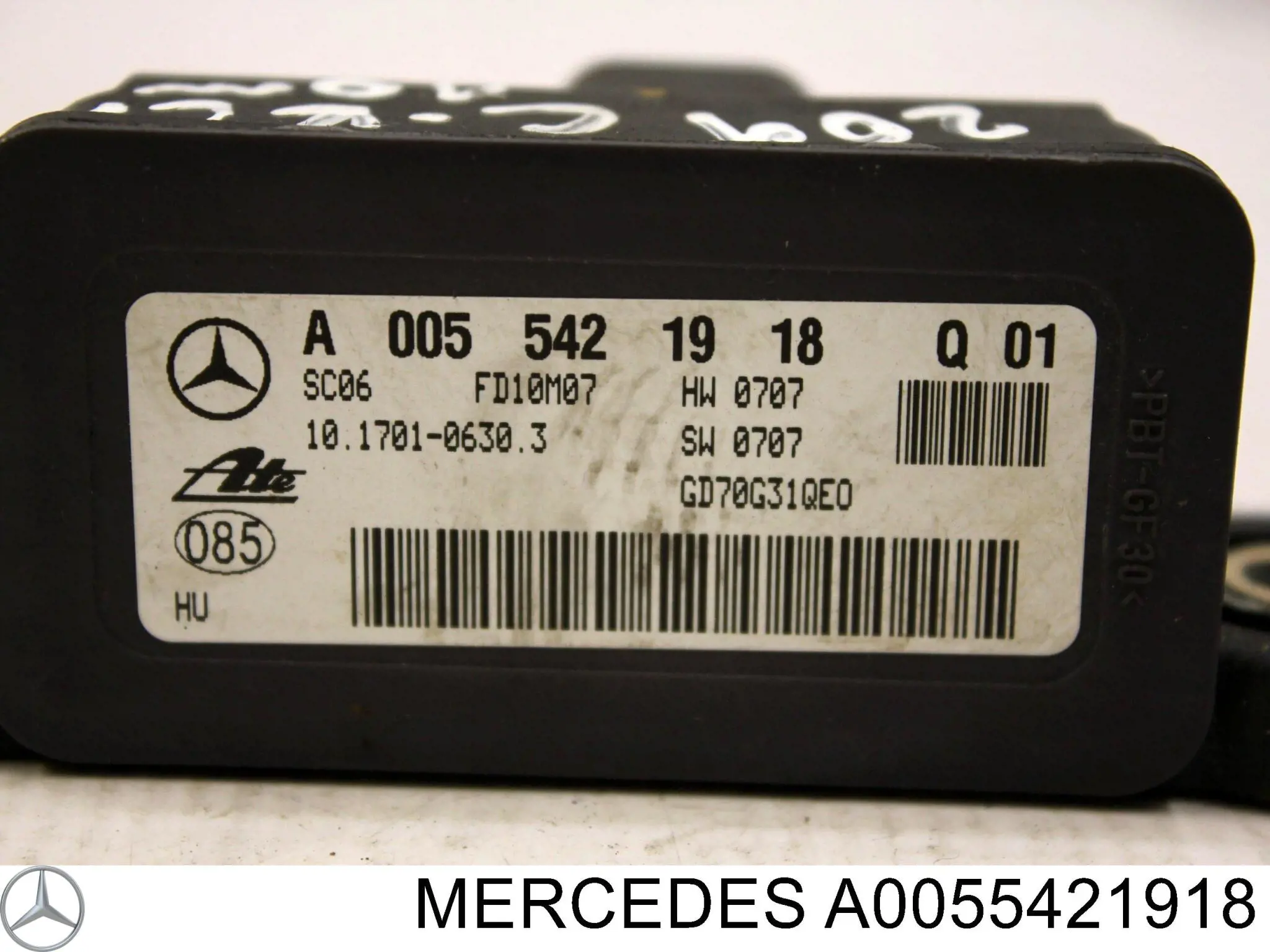 Sensor de Aceleracion lateral (esp) para Mercedes C (W204)
