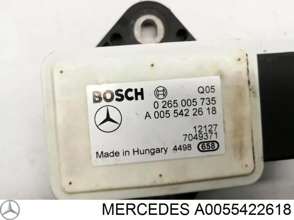 Sensor de aceleración lateral (ESP) Mercedes A0055422618 precio, desde 81,31 EUR