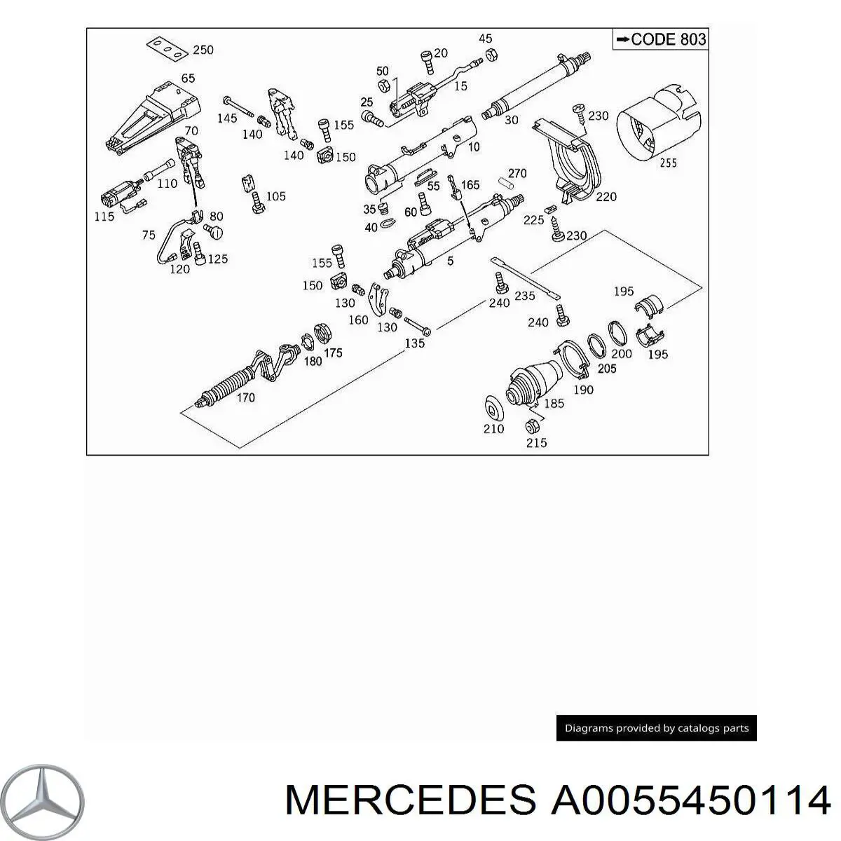 A0055450114 Mercedes 