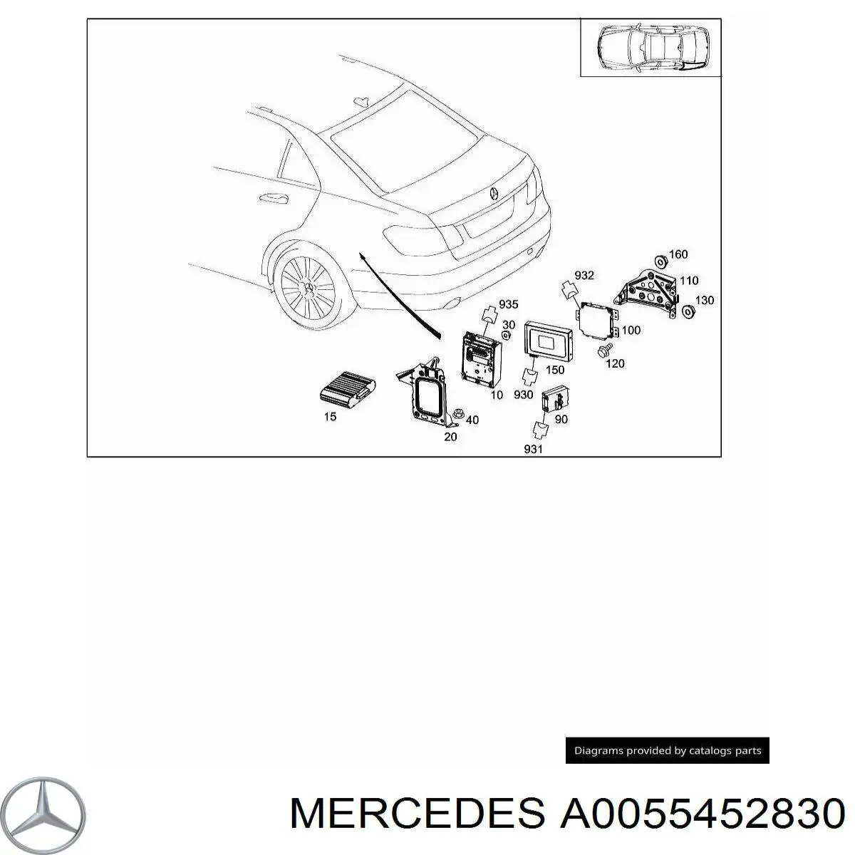  A0055452830 Mercedes