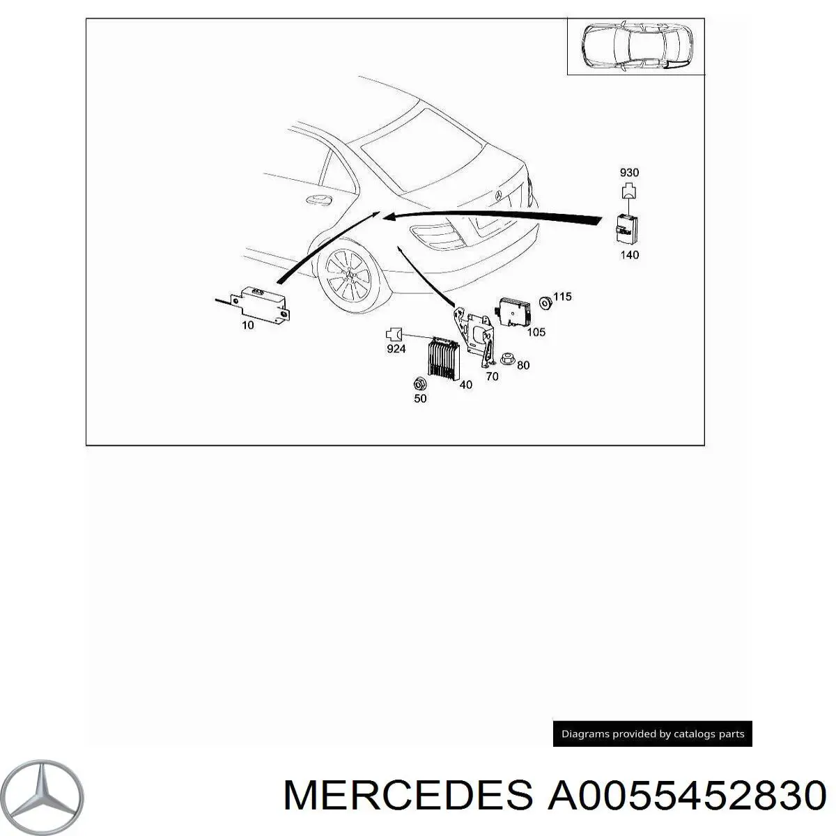 A0055452830 Mercedes