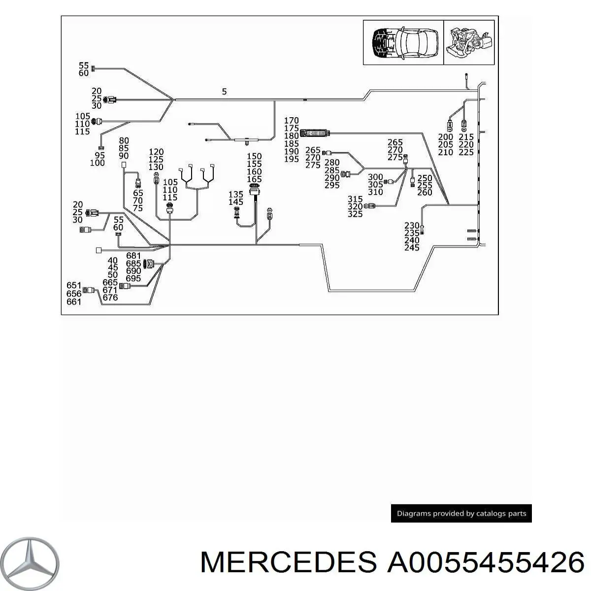  Mercedes A0055455426 precio, desde 12,73 EUR