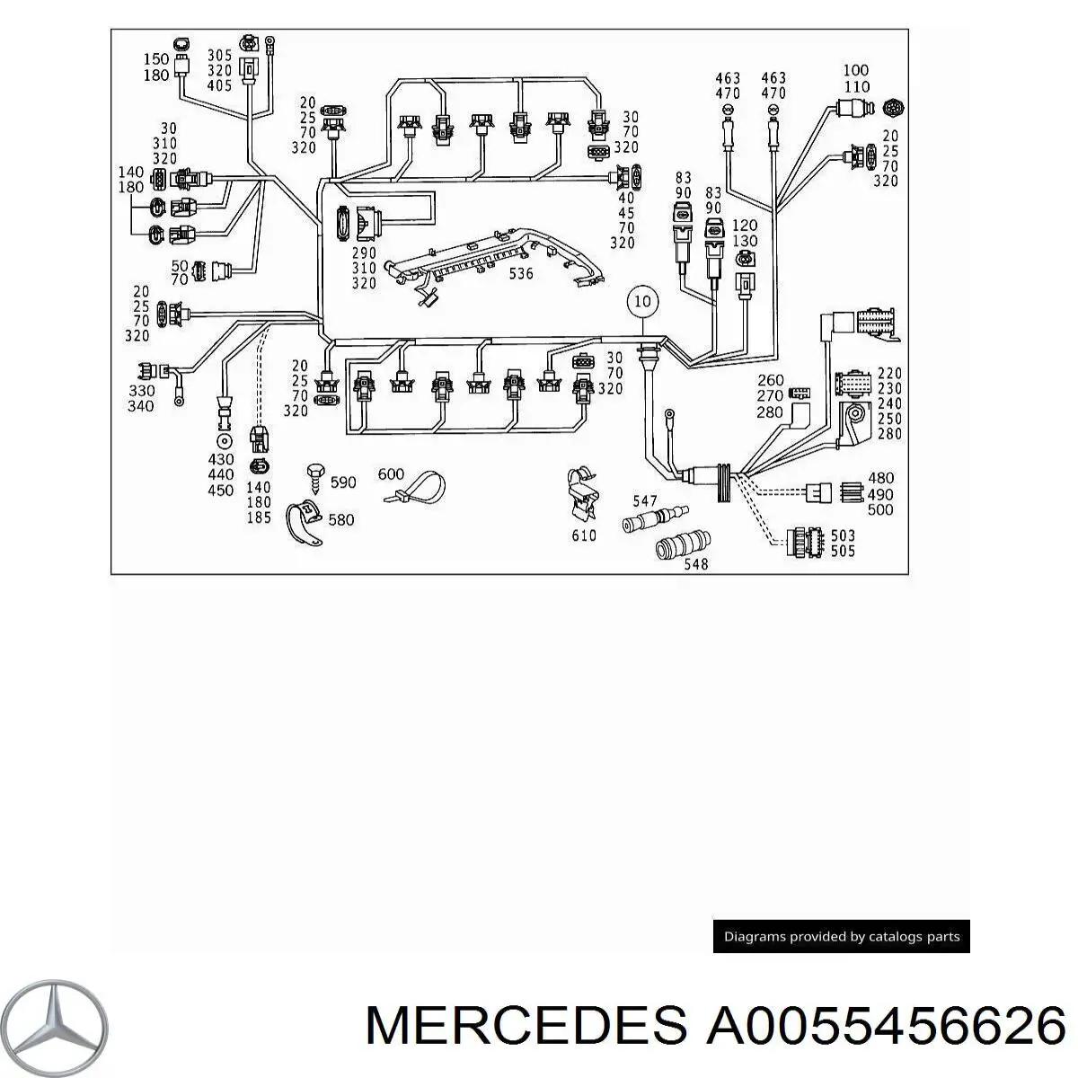  Mercedes A0055456626 precio, desde 8,58 EUR