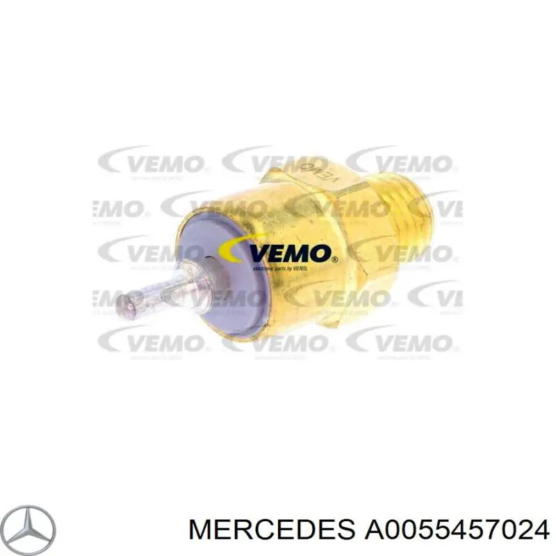 A0055457024 Mercedes sensor, temperatura del refrigerante (encendido el ventilador del radiador)