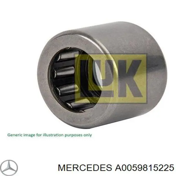 Comprar A0059815225 Mercedes Cojinete piloto del cigüeñal