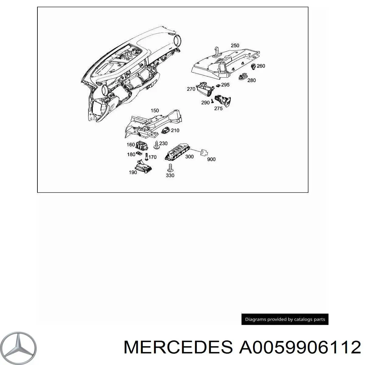  Mercedes A0059906112 precio, desde 1,57 EUR