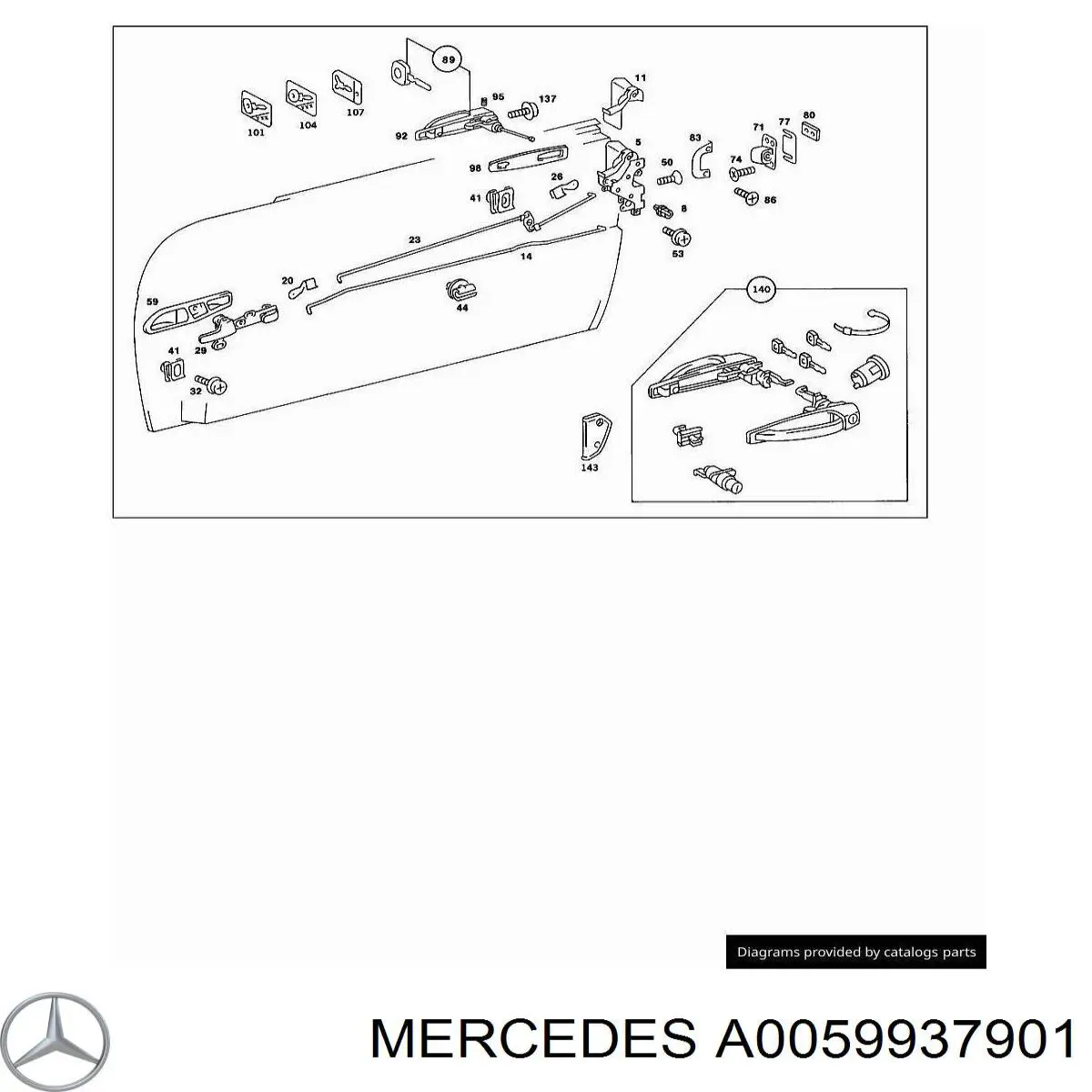  Mercedes A0059937901 precio, desde 2,99 EUR