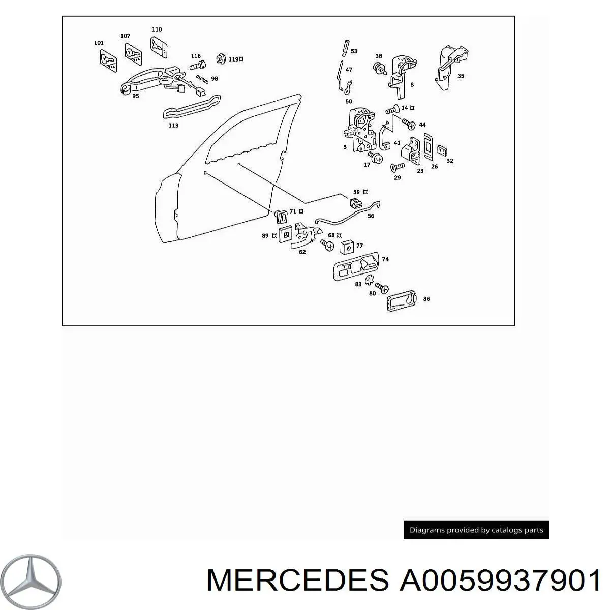 A0059937901 Mercedes 