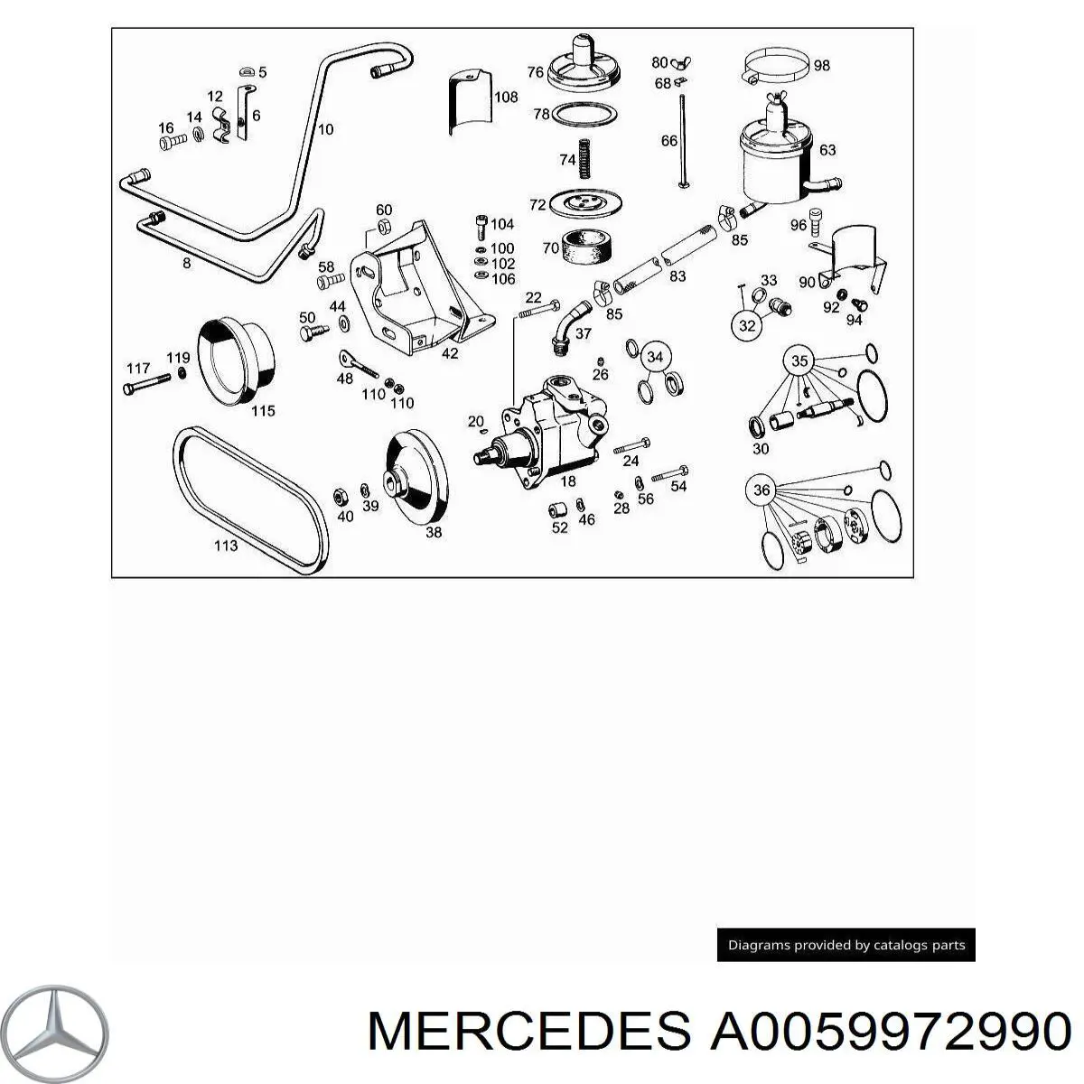 Abrazadera metálica universal Mercedes A0059972990 precio, desde 11,64 EUR