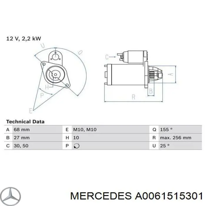 0061515301 Mercedes