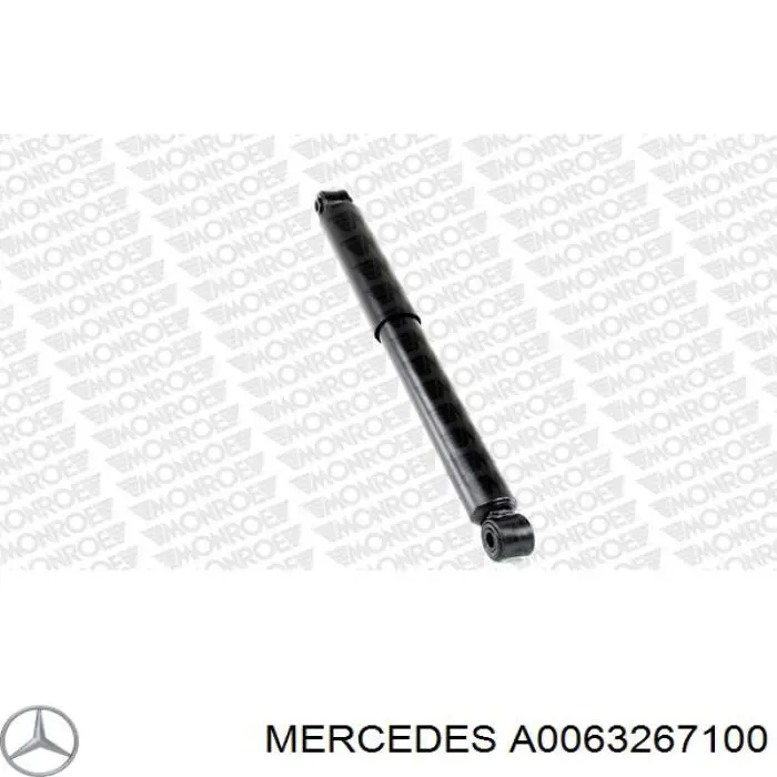 A0063267100 Mercedes amortiguador trasero