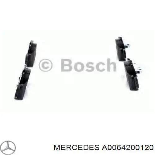 Comprar A0064200120 Mercedes Pastillas de freno traseras