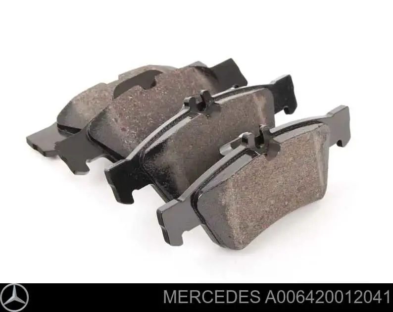 A006420012041 Mercedes pastillas de freno traseras